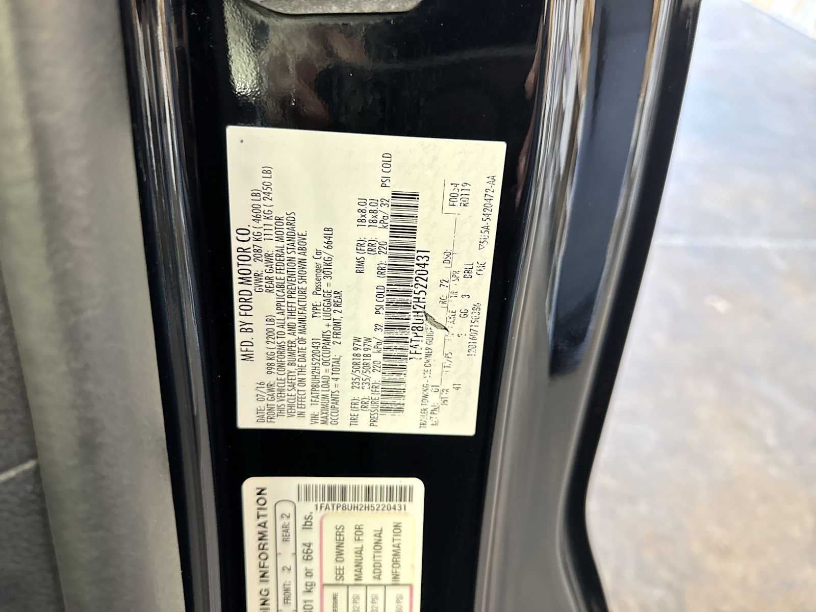 Ford Mustang EcoBoost Premium 2017