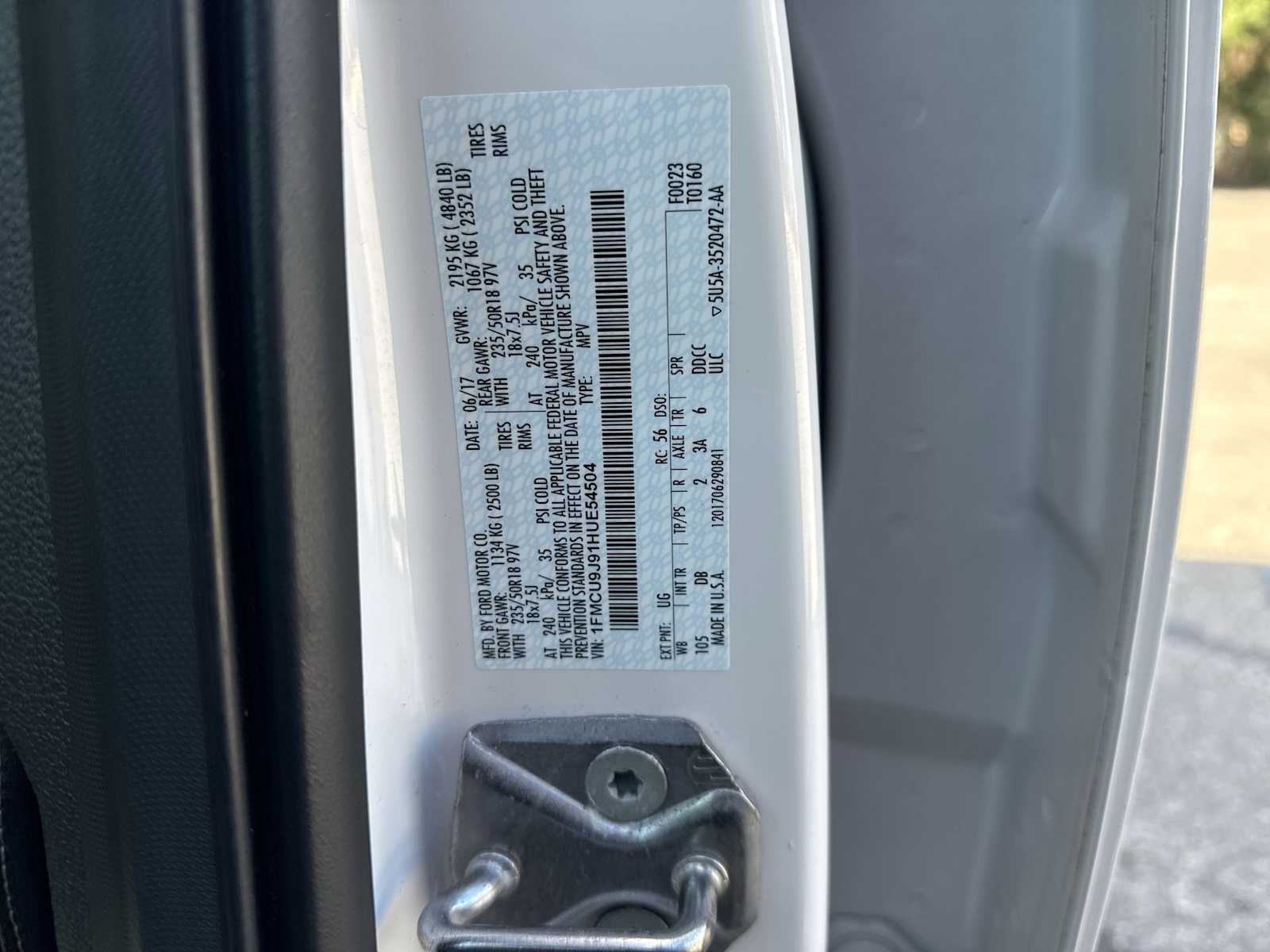 Ford Escape Titanium 2017