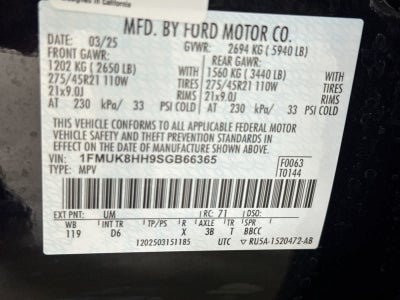 Ford Explorer Platinum 2025