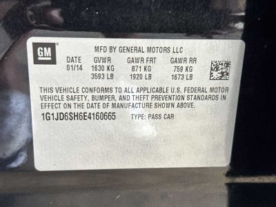 Chevrolet Sonic LT 2014