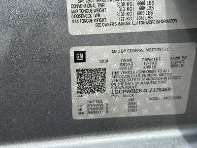 Chevrolet Silverado 1500 Custom 2020