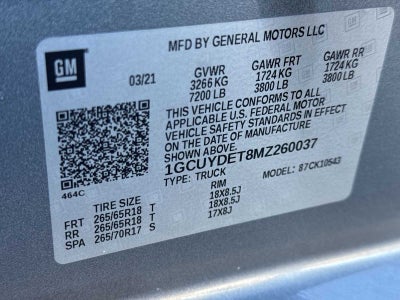 2021 Chevrolet Silverado 1500 LT