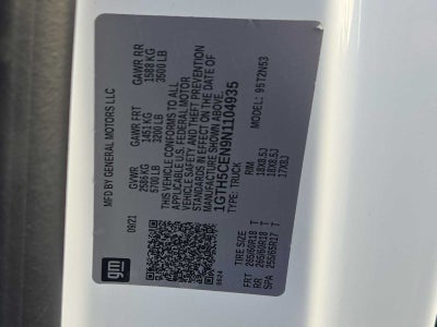 2022 GMC Canyon 2WD Elevación