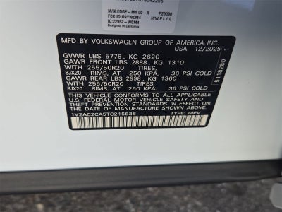 2026 Volkswagen Atlas Cross Sport 2.0T SEL R-Line Negro