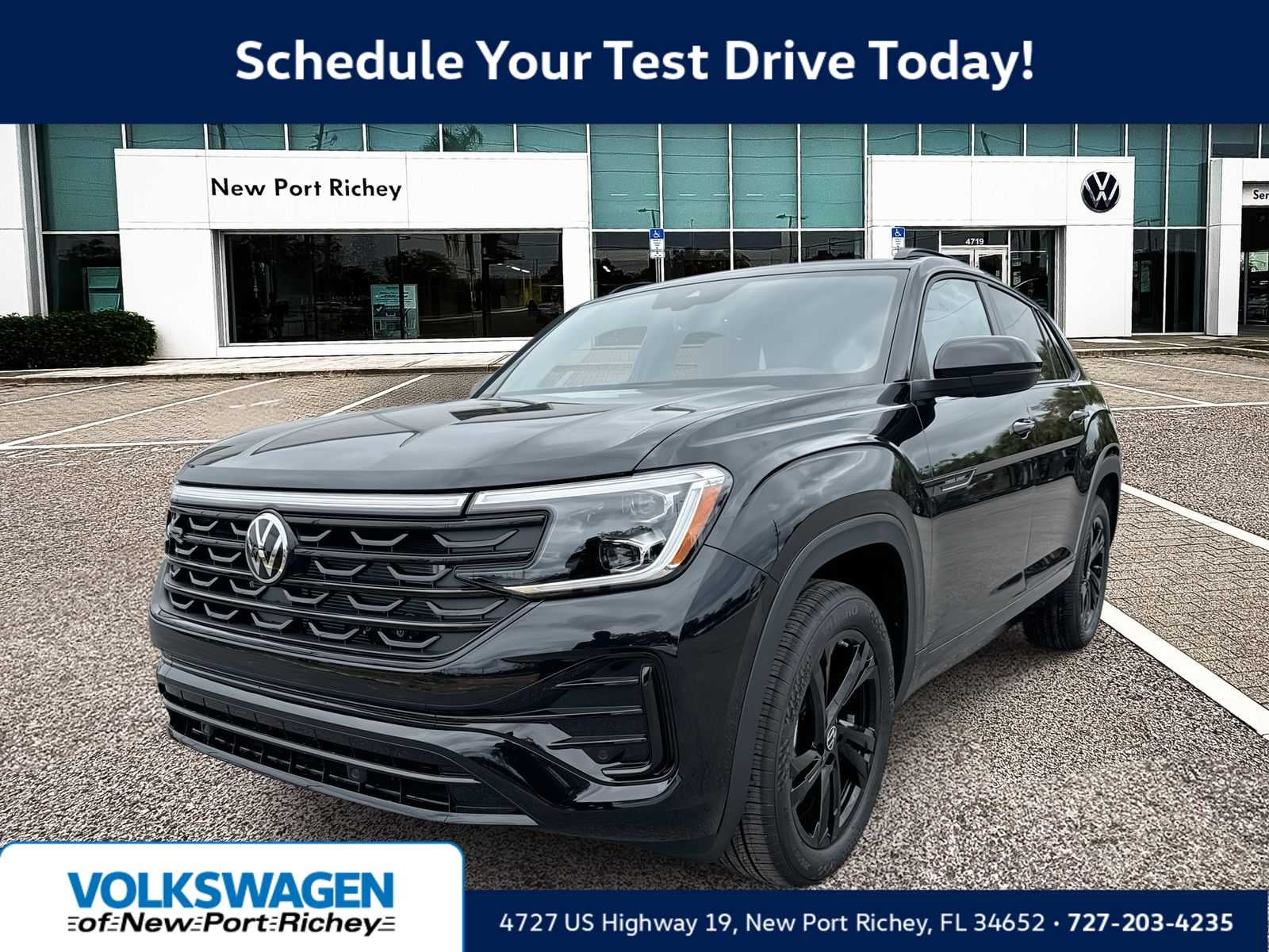 2026 Volkswagen Atlas Cross Sport 2.0T SEL R-Line Negro