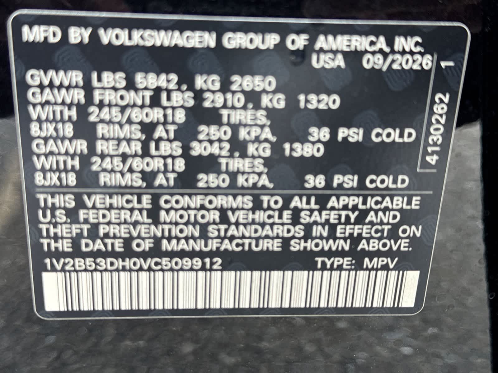 Volkswagen Atlas SE 2027