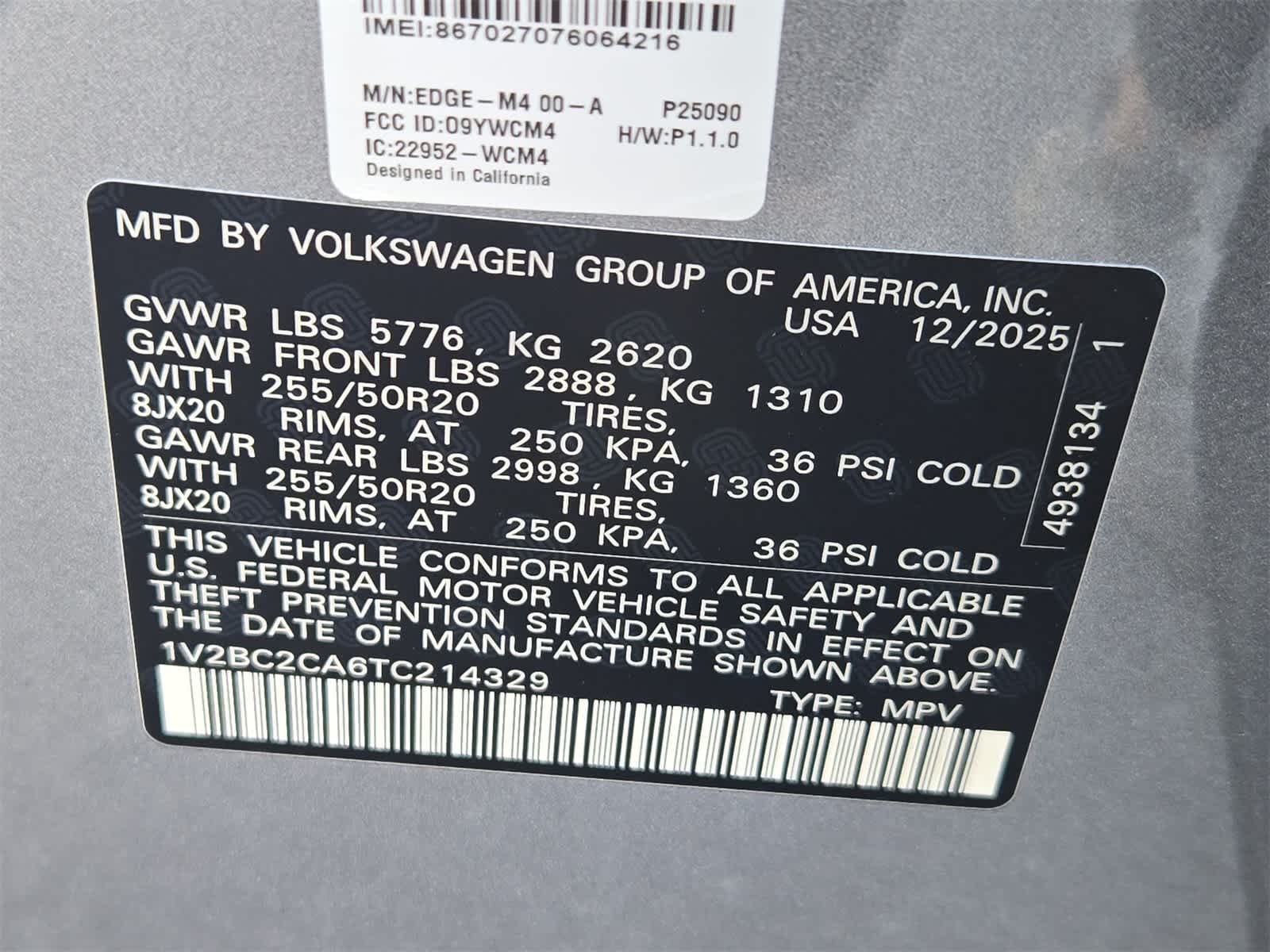 2026 Volkswagen Atlas Cross Sport 2.0T SEL