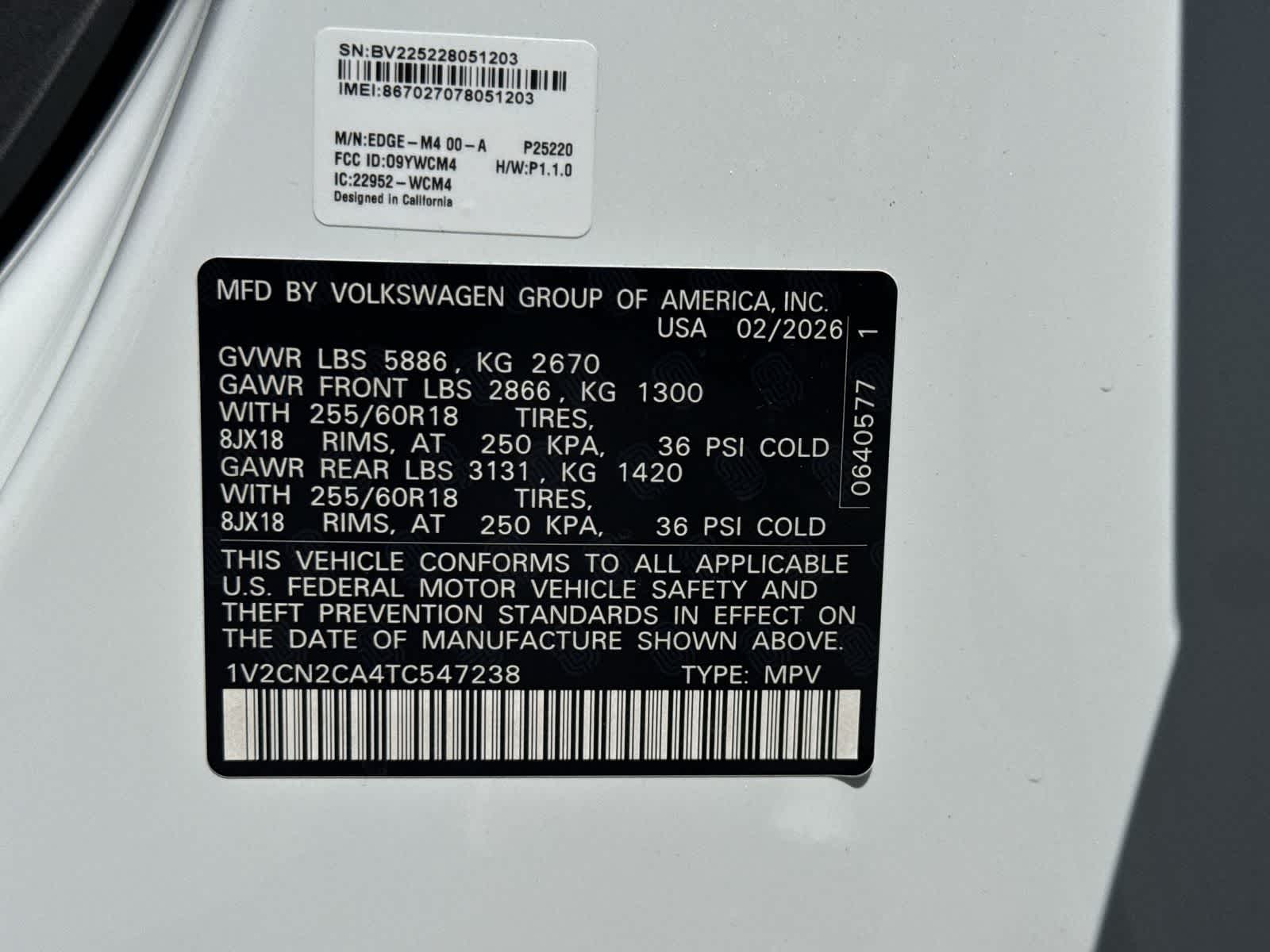 Volkswagen Atlas 2.0T Peak Edition 2026