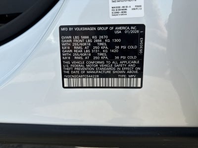 Volkswagen Atlas 2.0T Peak Edition 2026