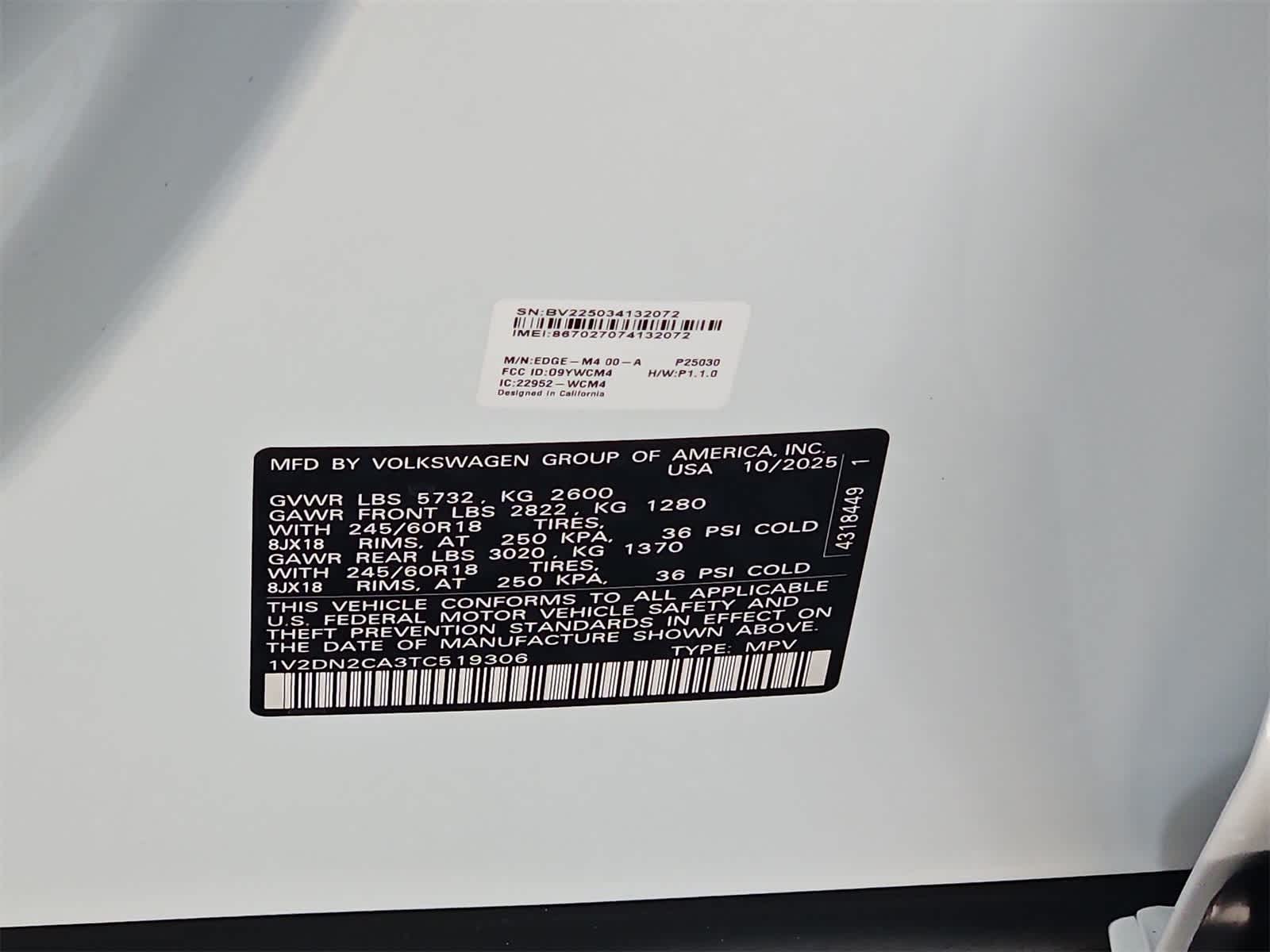 2026 Volkswagen Atlas 2.0T SE