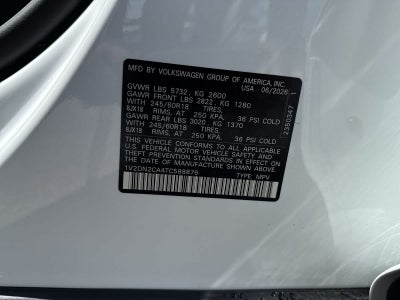 2026 Volkswagen Atlas 2.0T SE