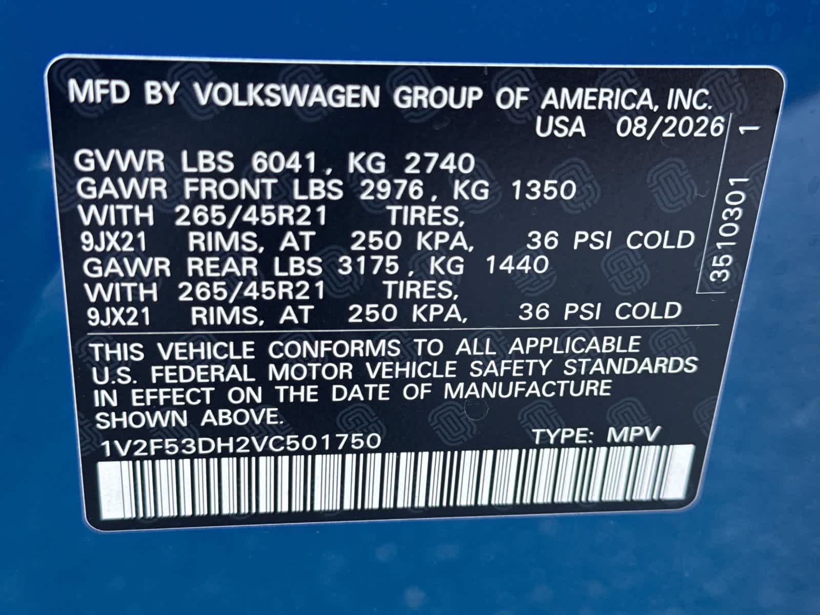 Volkswagen Atlas SEL Premium R-Line 2027
