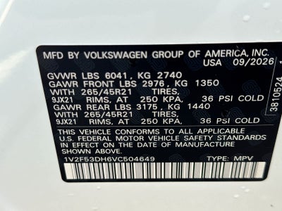 Volkswagen Atlas SEL Premium R-Line 2027