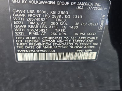 2026 Volkswagen Atlas 2.0T SEL Premium R-Line