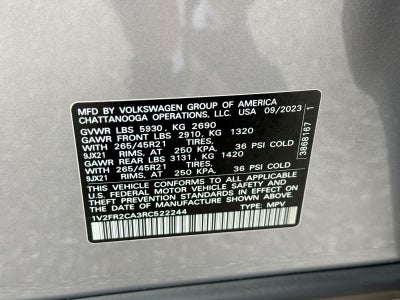 Volkswagen Atlas 2.0T SEL Premium R-Line 2024