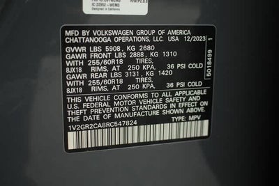 2024 Volkswagen Atlas 2.0T Peak Edition SEL