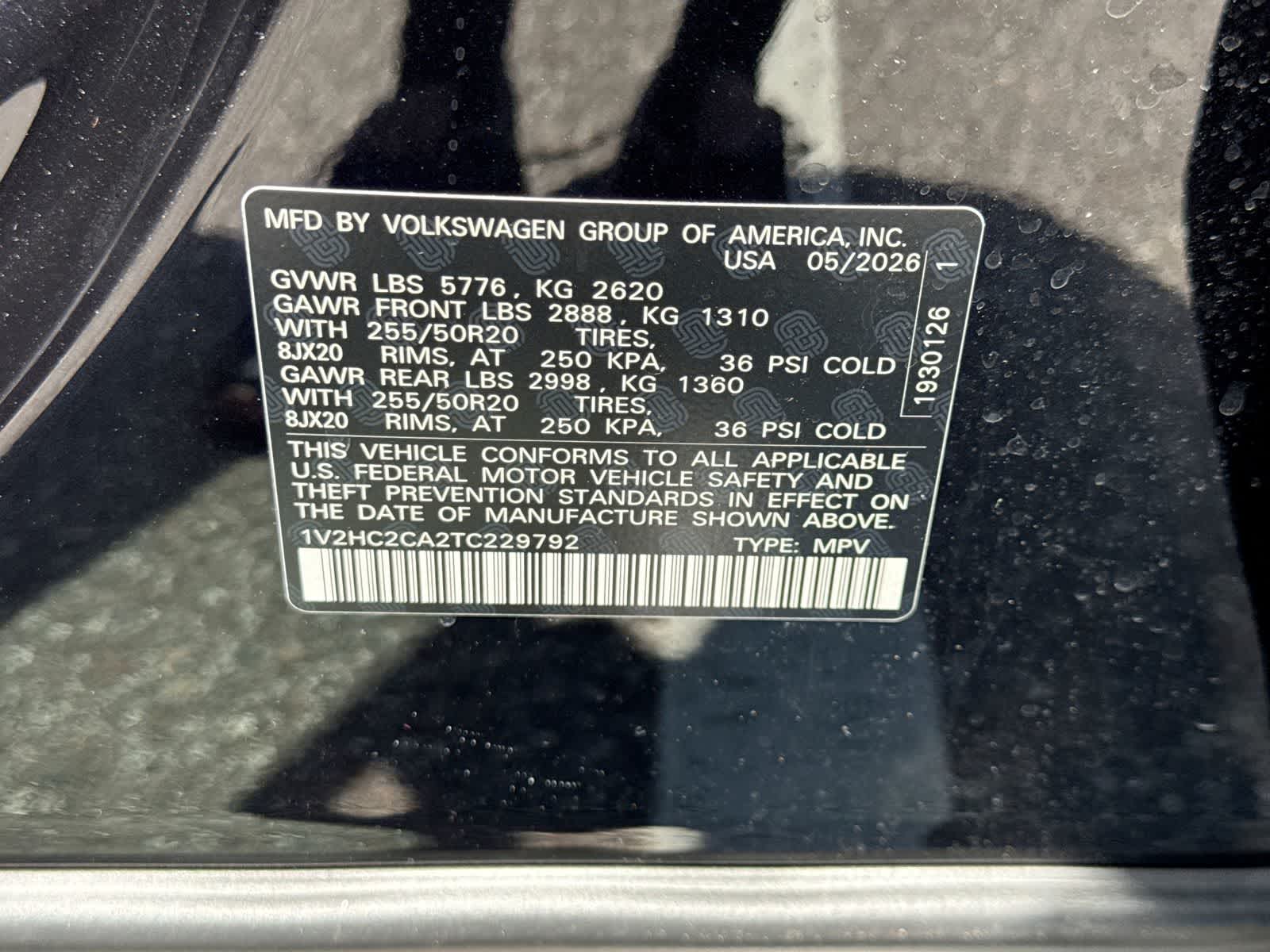 2026 Volkswagen Atlas Cross Sport 2.0T SE con tecnología