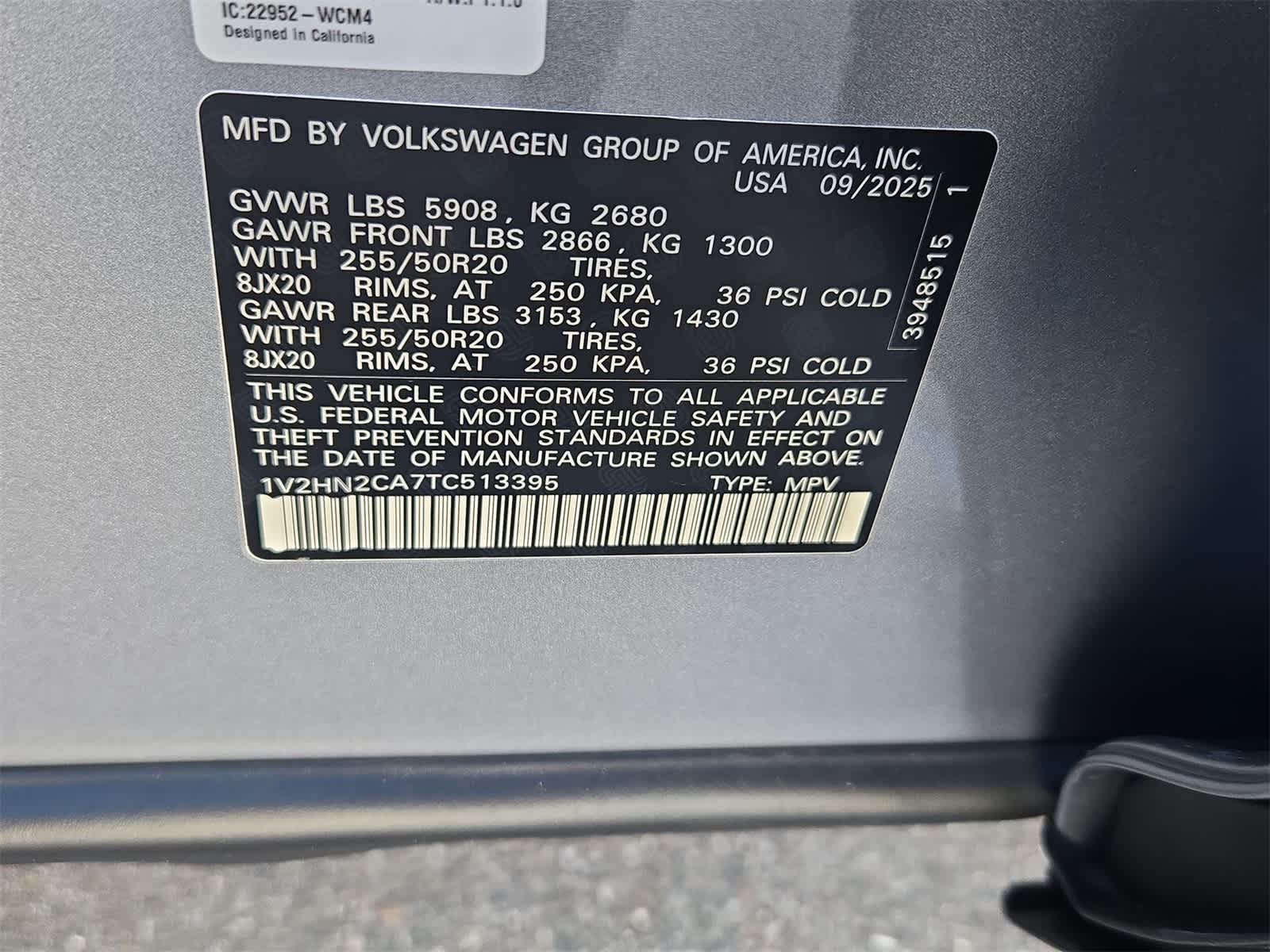 Volkswagen Atlas 2.0T SE con tecnología 2026