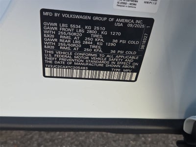 2026 Volkswagen Atlas Cross Sport 2.0T SE con tecnología