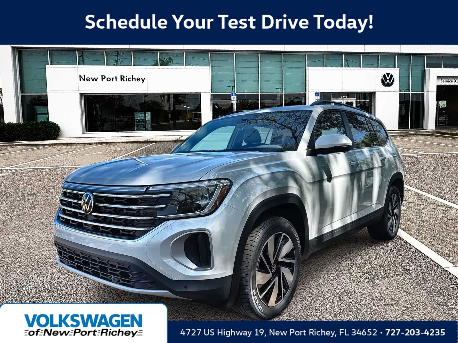 Volkswagen Atlas 2.0T SE con tecnología 2026