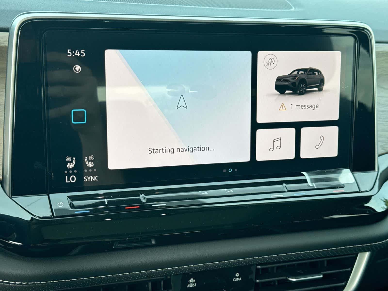 Volkswagen Atlas 2.0T SE con tecnología 2026