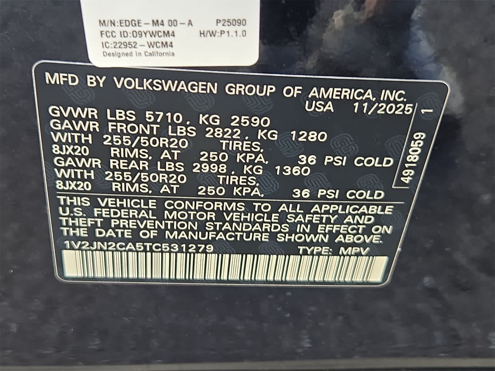 Volkswagen Atlas 2.0T SE con tecnología 2026