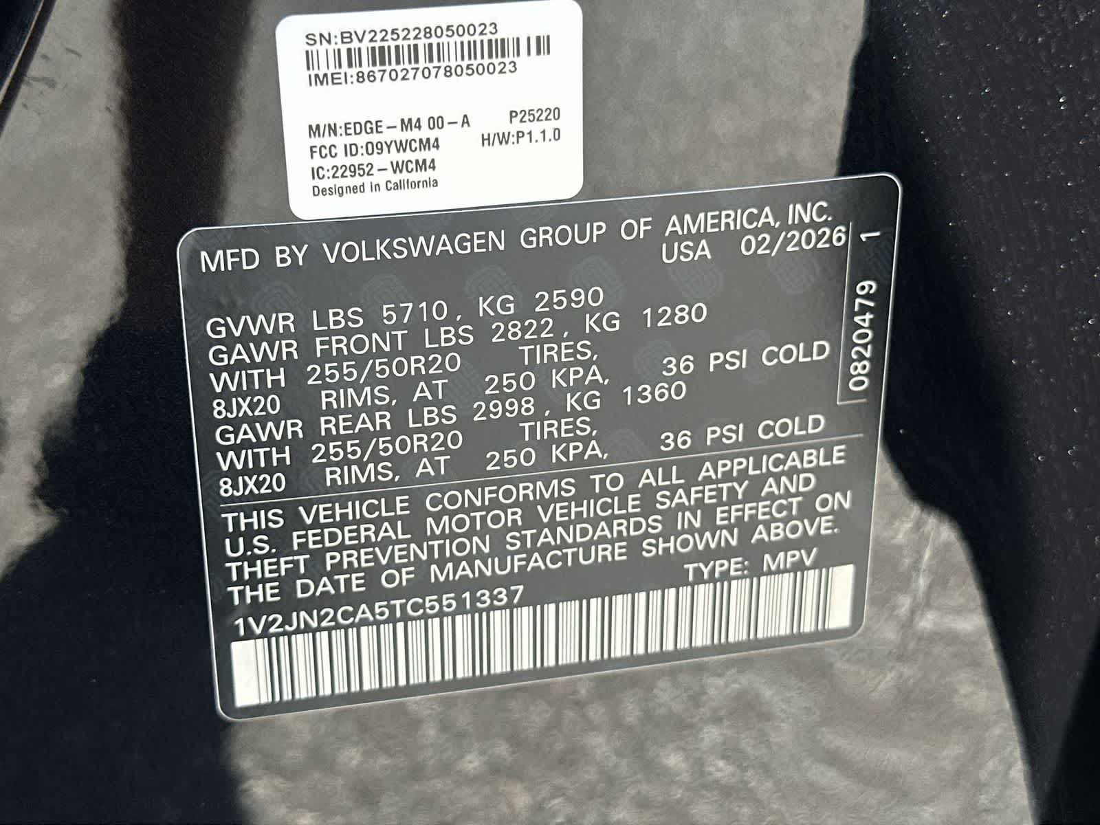 Volkswagen Atlas 2.0T SE con tecnología 2026