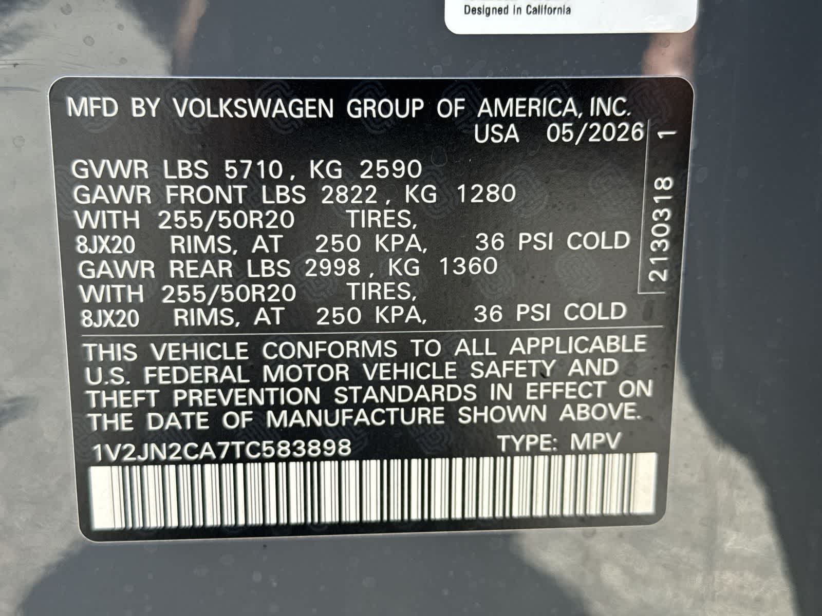 Volkswagen Atlas 2.0T SE con tecnología 2026
