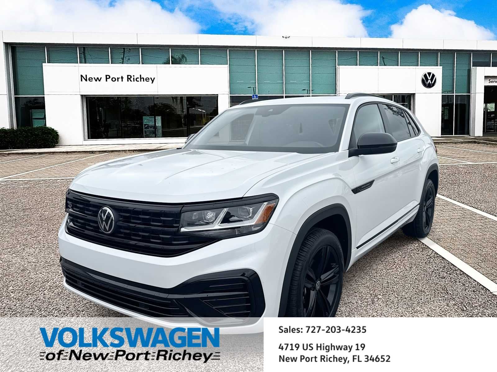 Volkswagen Atlas Cross Sport 3.6L V6 SEL R-Line Negro 2023
