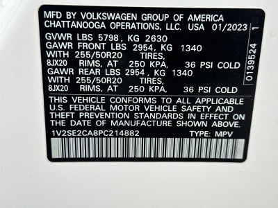 Volkswagen Atlas Cross Sport 3.6L V6 SEL R-Line Negro 2023