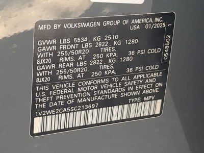 2025 Volkswagen Atlas Cross Sport 2.0T SE c/ Tecnología