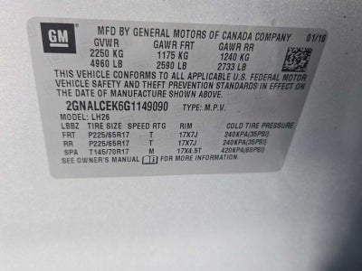 2016 Chevrolet Equinox LT