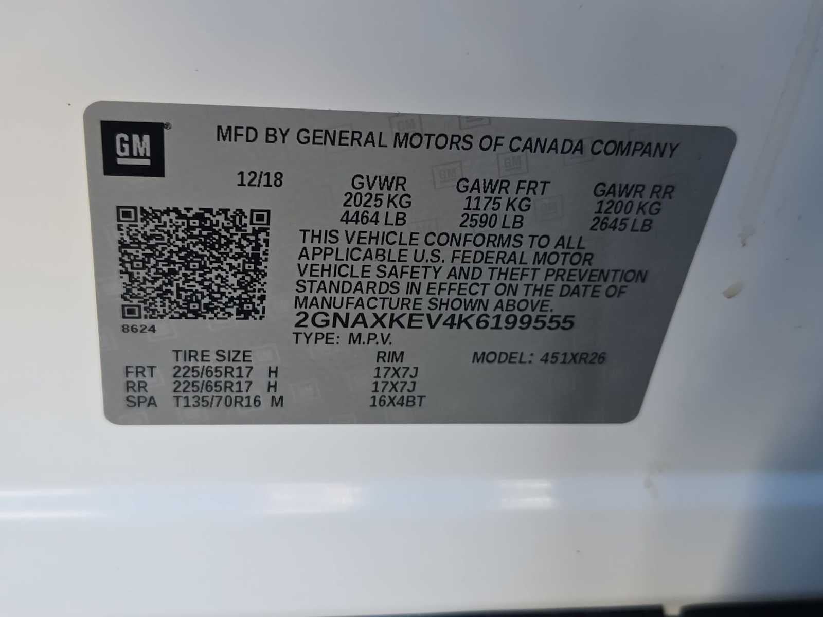 2019 Chevrolet Equinox LT