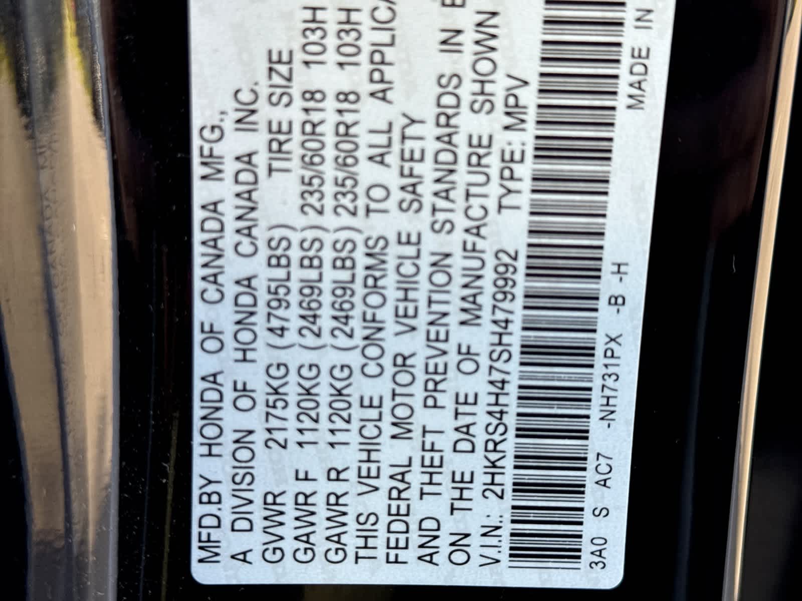 Honda CR-V EX 2025