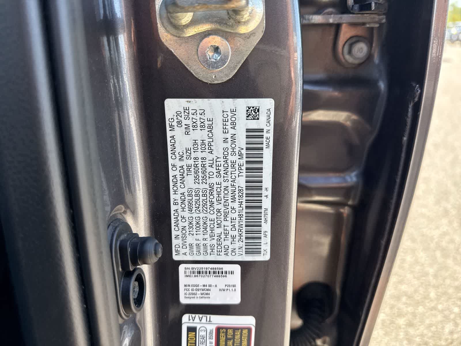 Honda CR-V EX-L 2020