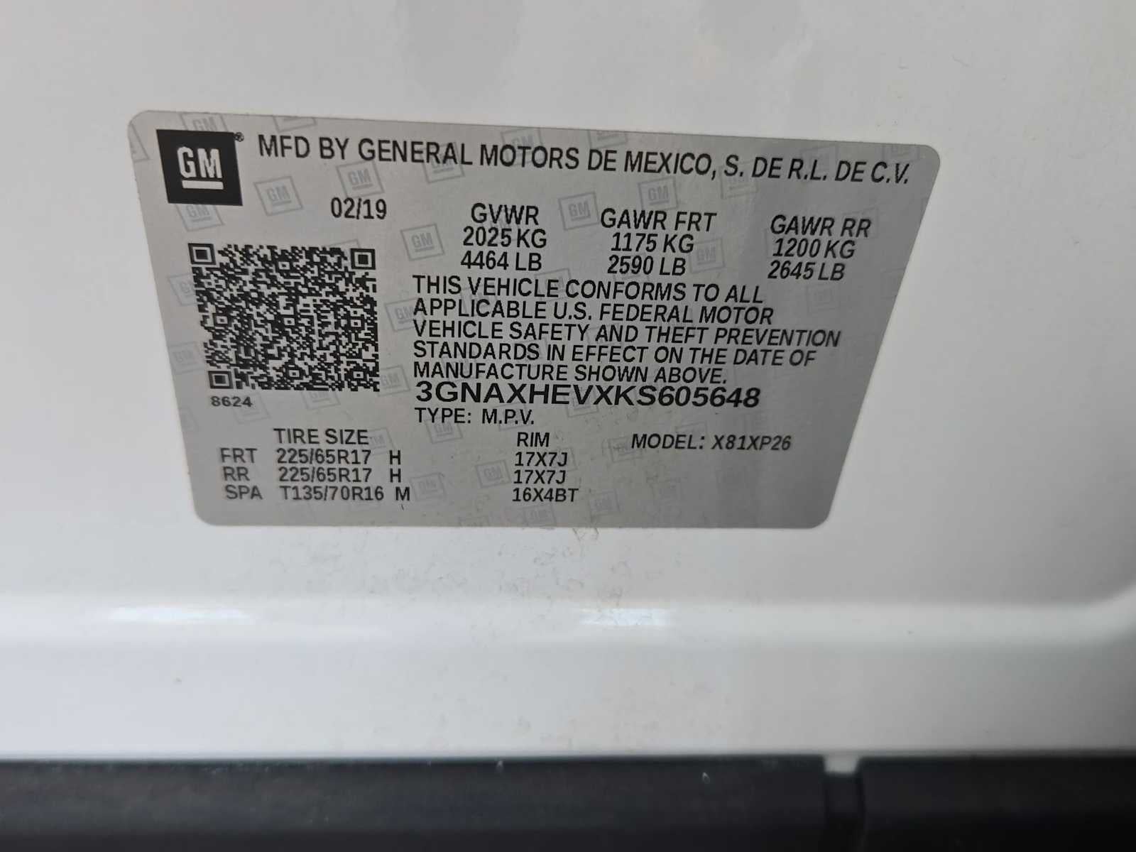 Chevrolet Equinox LS 2019