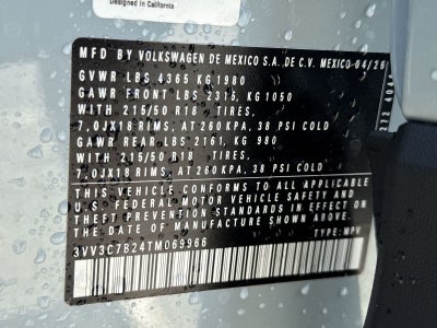 Volkswagen Taos 1.5T SE Negro 2026