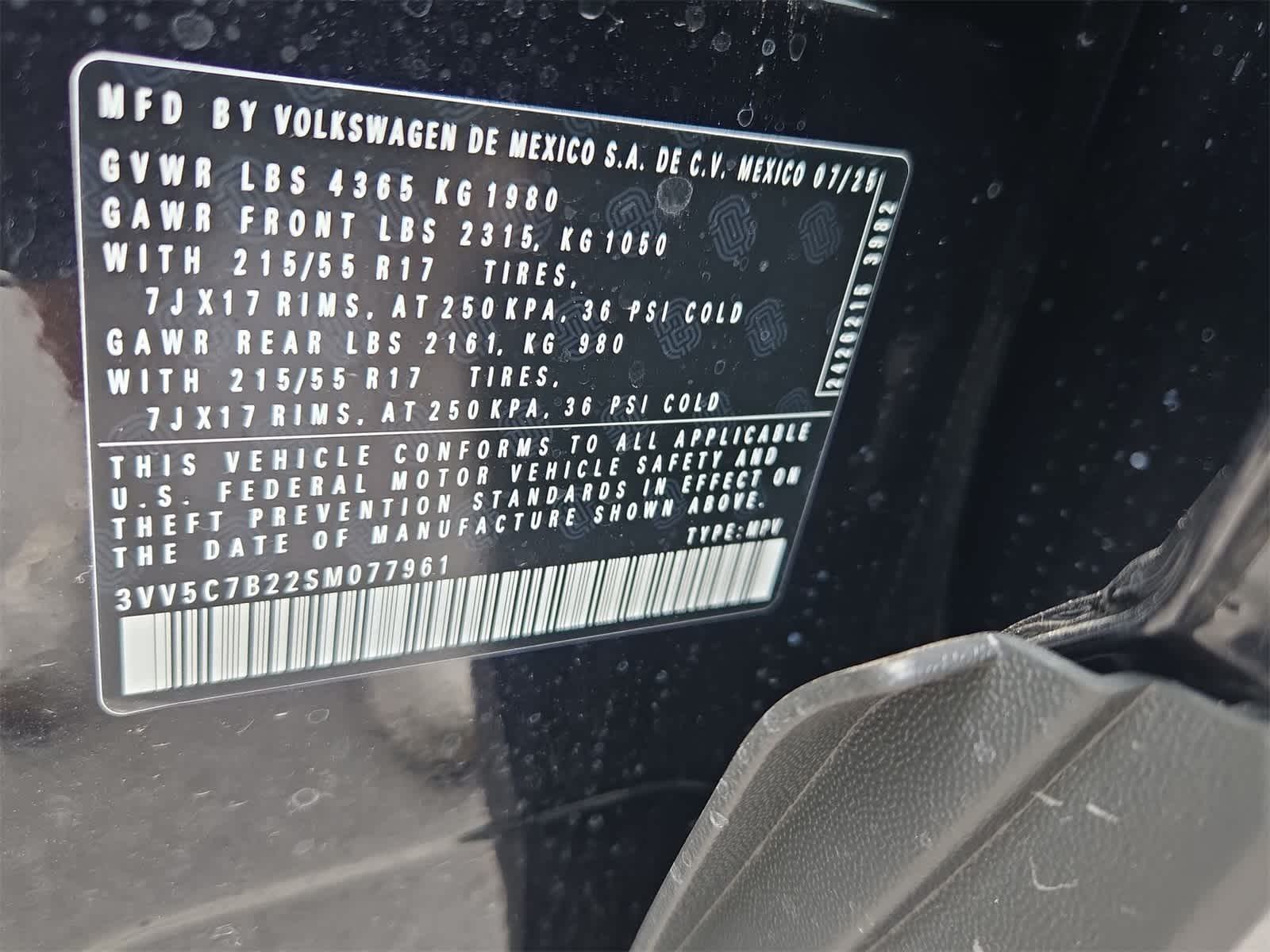 2025 Volkswagen Taos 1.5T S