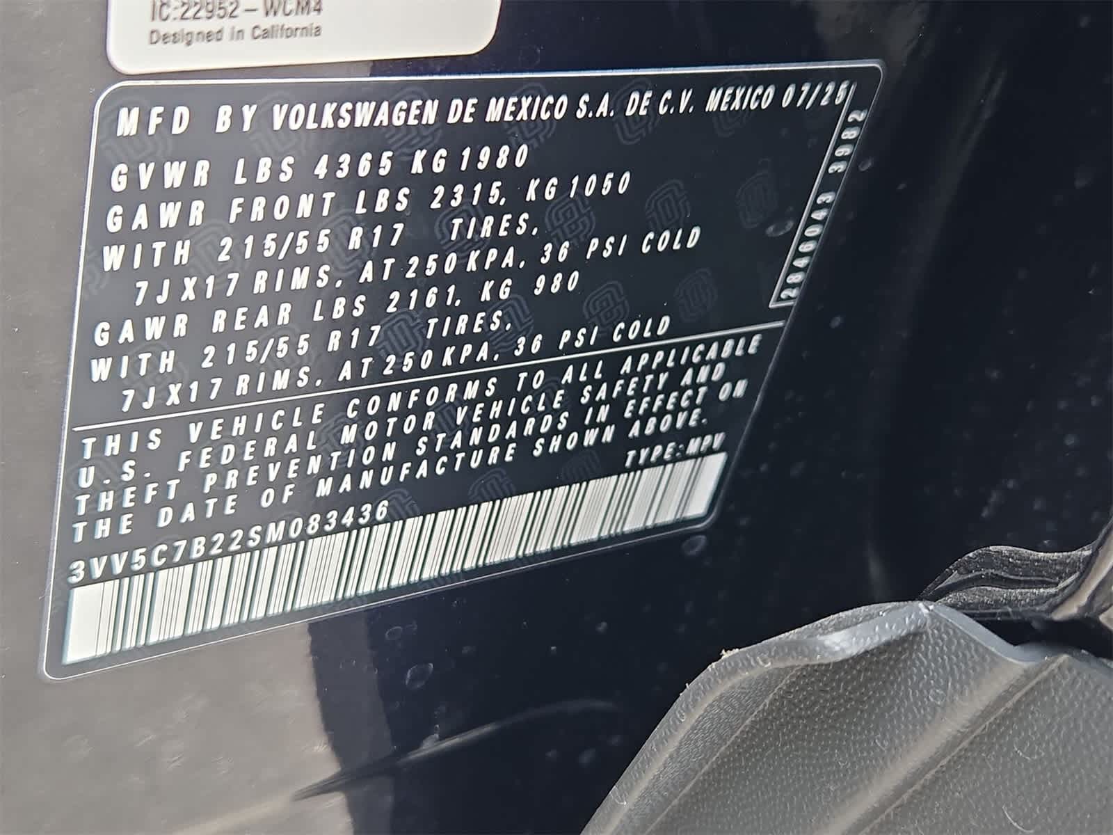 2025 Volkswagen Taos 1.5T S