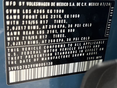Volkswagen Taos 1.5T S de 2027