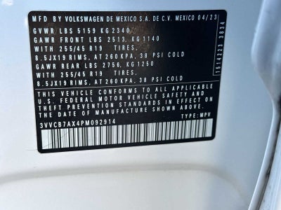 2023 Volkswagen Tiguan SE R-Line Negro