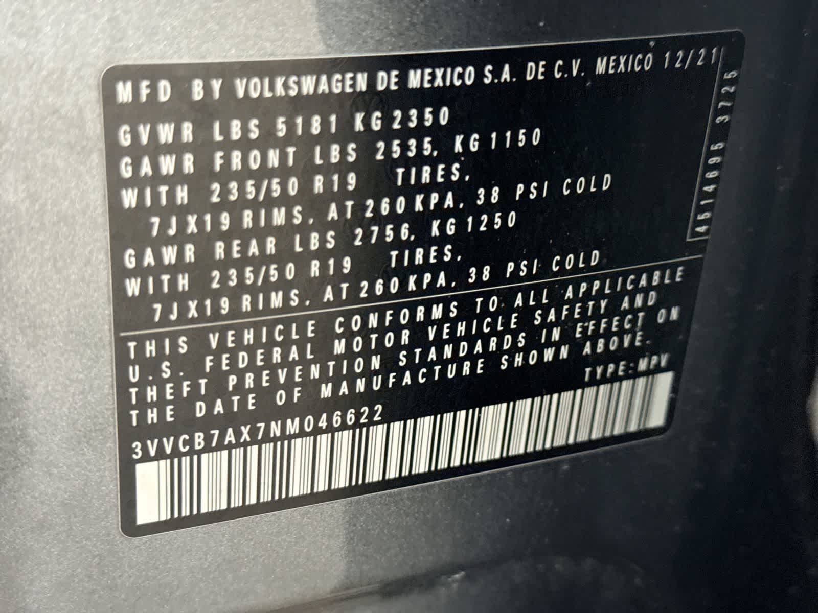 2022 Volkswagen Tiguan SE R-Line Negro