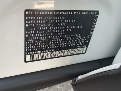 2025 Volkswagen Tiguan 2.0T S