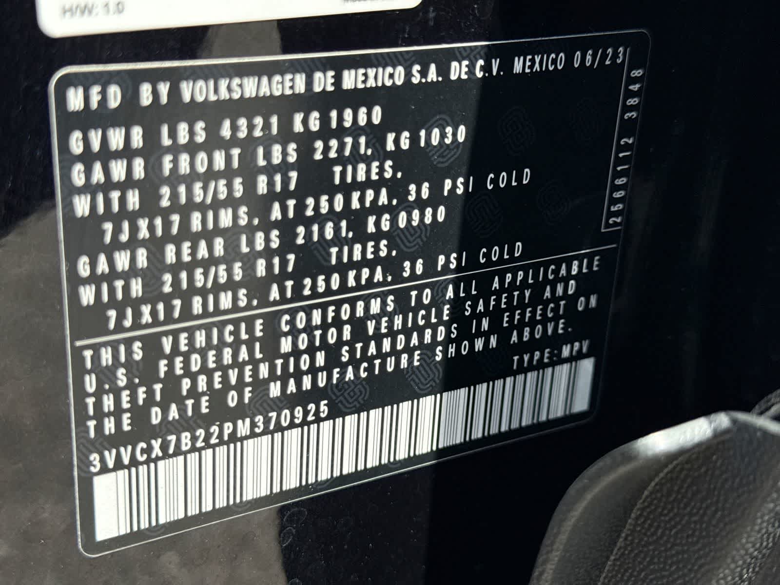 2023 Volkswagen Taos S