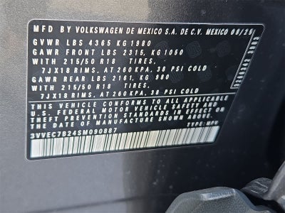 2025 Volkswagen Taos 1.5T SE