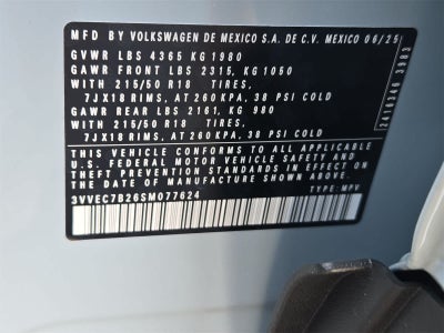 2025 Volkswagen Taos 1.5T SE