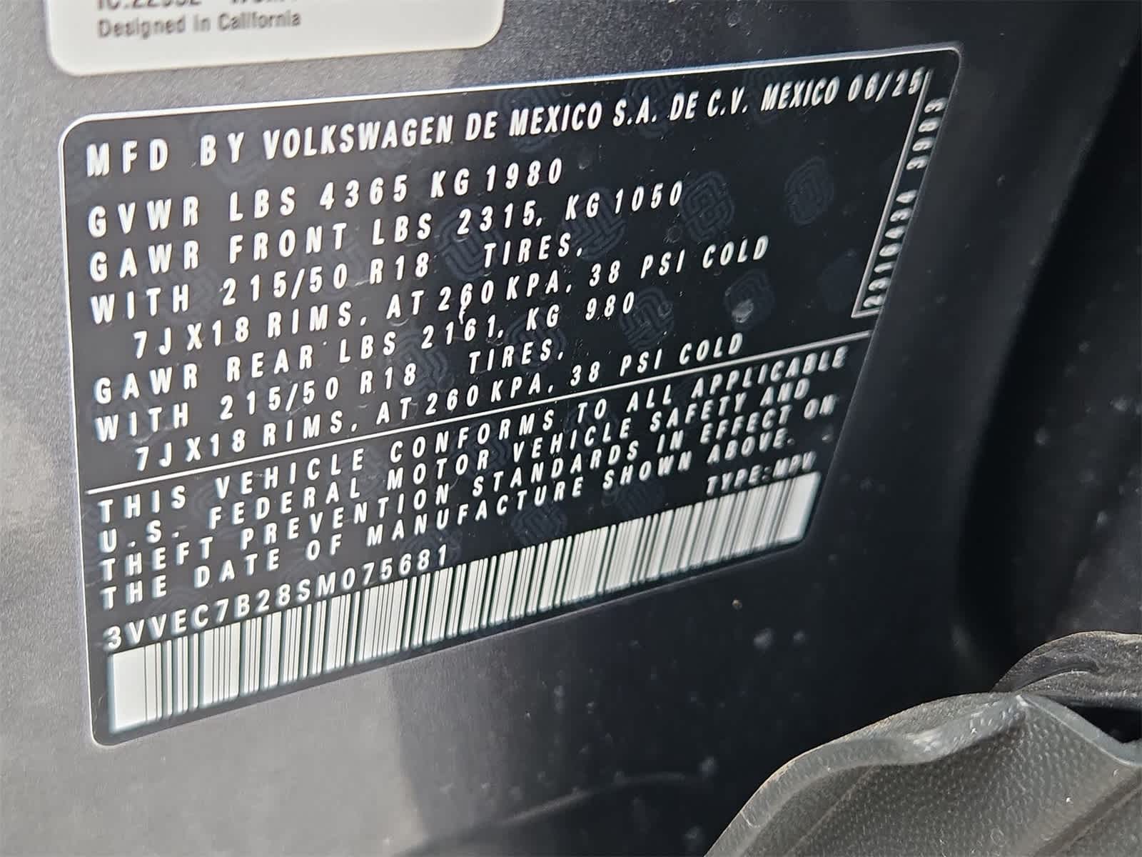 2025 Volkswagen Taos 1.5T SE