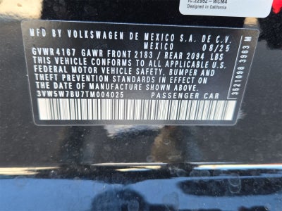 2026 Volkswagen Jetta 1.5T S