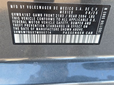 2026 Volkswagen Jetta 1.5T S