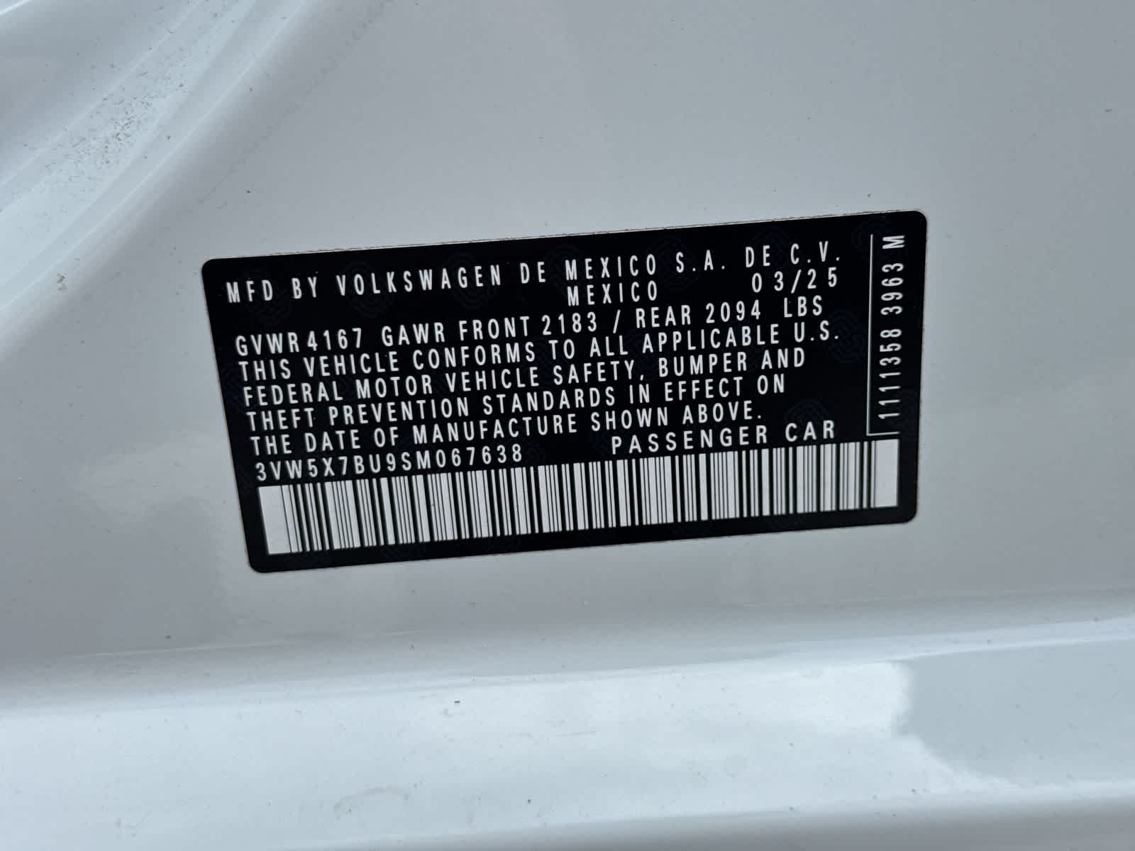 Volkswagen Jetta S 2025